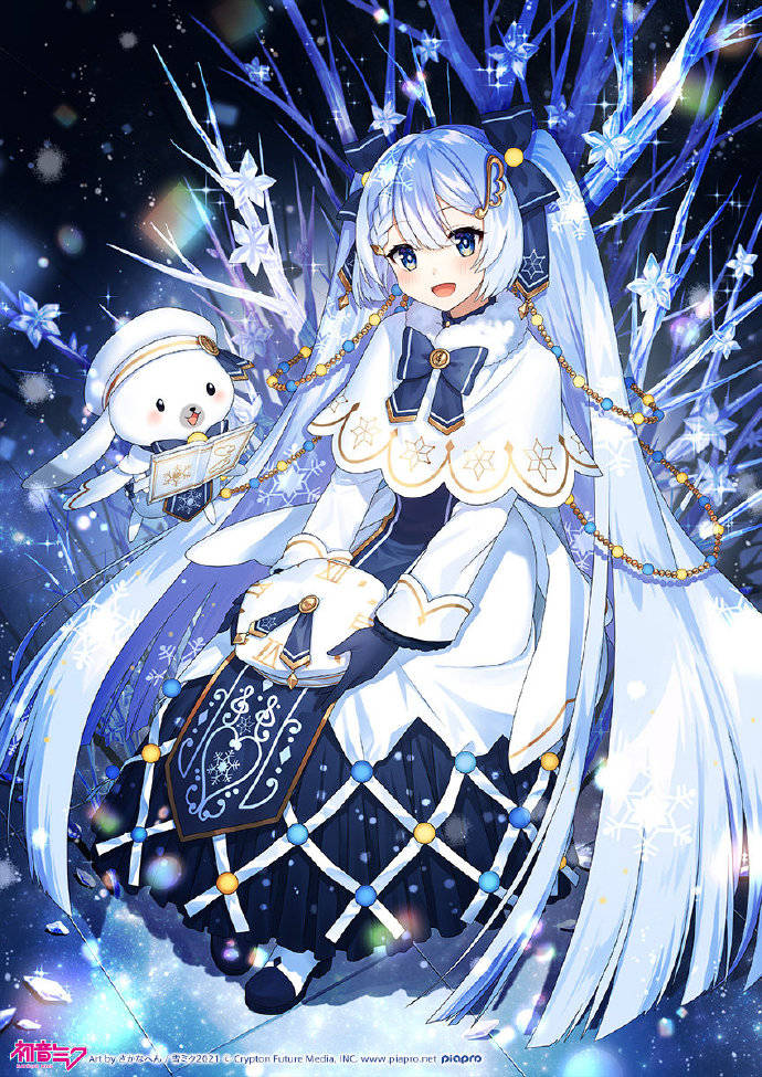 图片[8]-2022年的雪初音官方形象公开了！冰冰凉凉的公主殿下好可爱-魔性次元