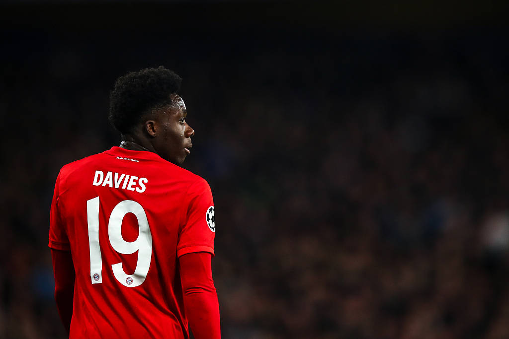 2.阿方索·戴维斯(拜仁慕尼黑)whoscored评分:7