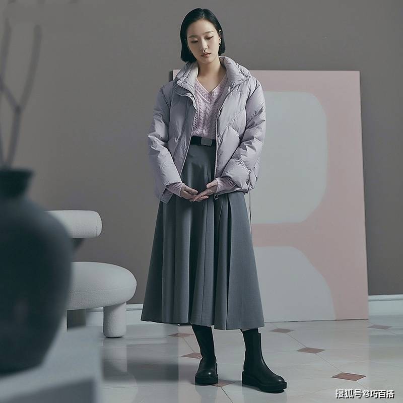 出圈 金高银私服穿搭又出圈了！清冷美艳又有辨识度，保暖级别很高
