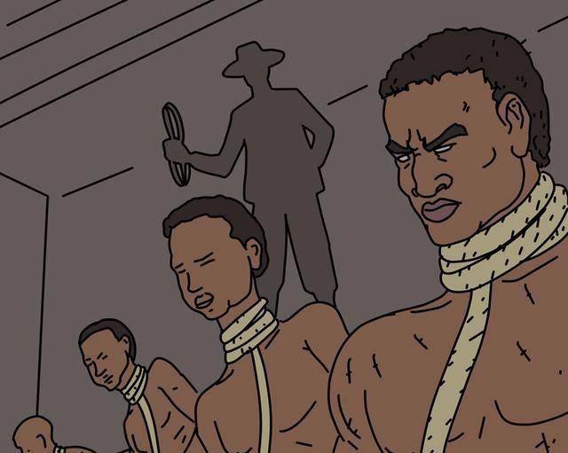 原创古代人贩子运输黑奴时,为什么无论男女都要扒个精光?原因有两个