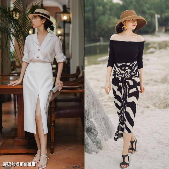 配饰 聪明女人夏天很少穿短裤,优雅修身的“半裙”正流行,谁穿都好看