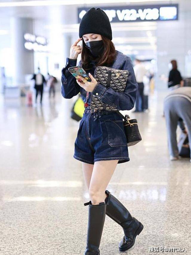 身材 王子文是有多瘦?连靴子也“塞不满”,还好穿搭够抢眼