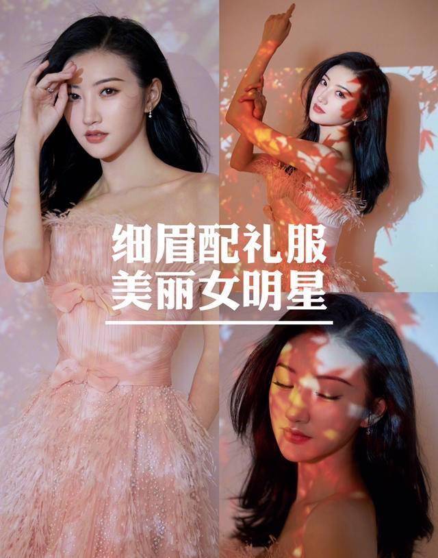 长发不得不说，是眉毛点亮了她的美貌！