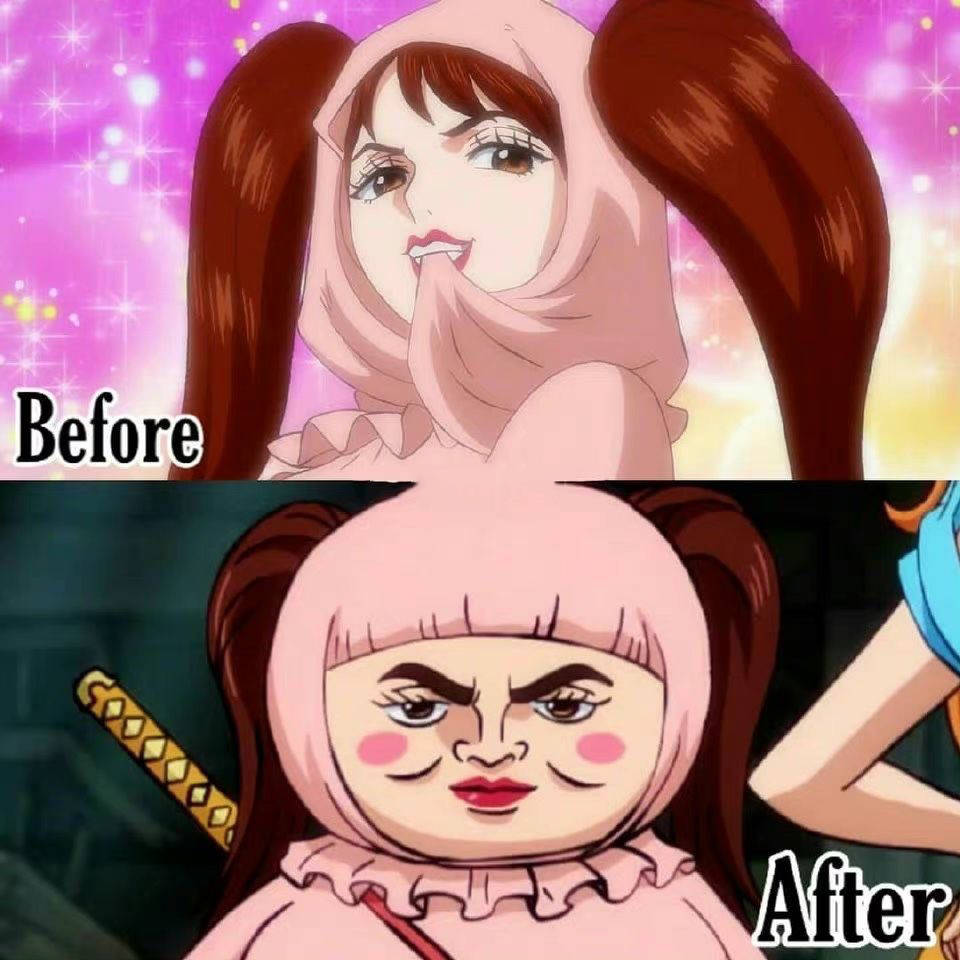 原创时间果然是把杀猪刀海贼王世界里的女性都逃不过岁月的摧残