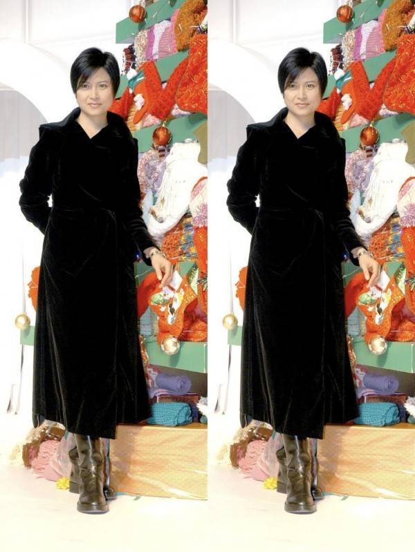 傲人 邵美琪年轻时也是很美的，穿低领裙曲线傲人，不站C位照样吸睛