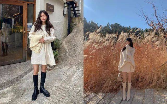 大地 气场是可以穿出来的！秋日女生长筒靴搭配推荐，利落又显女人味