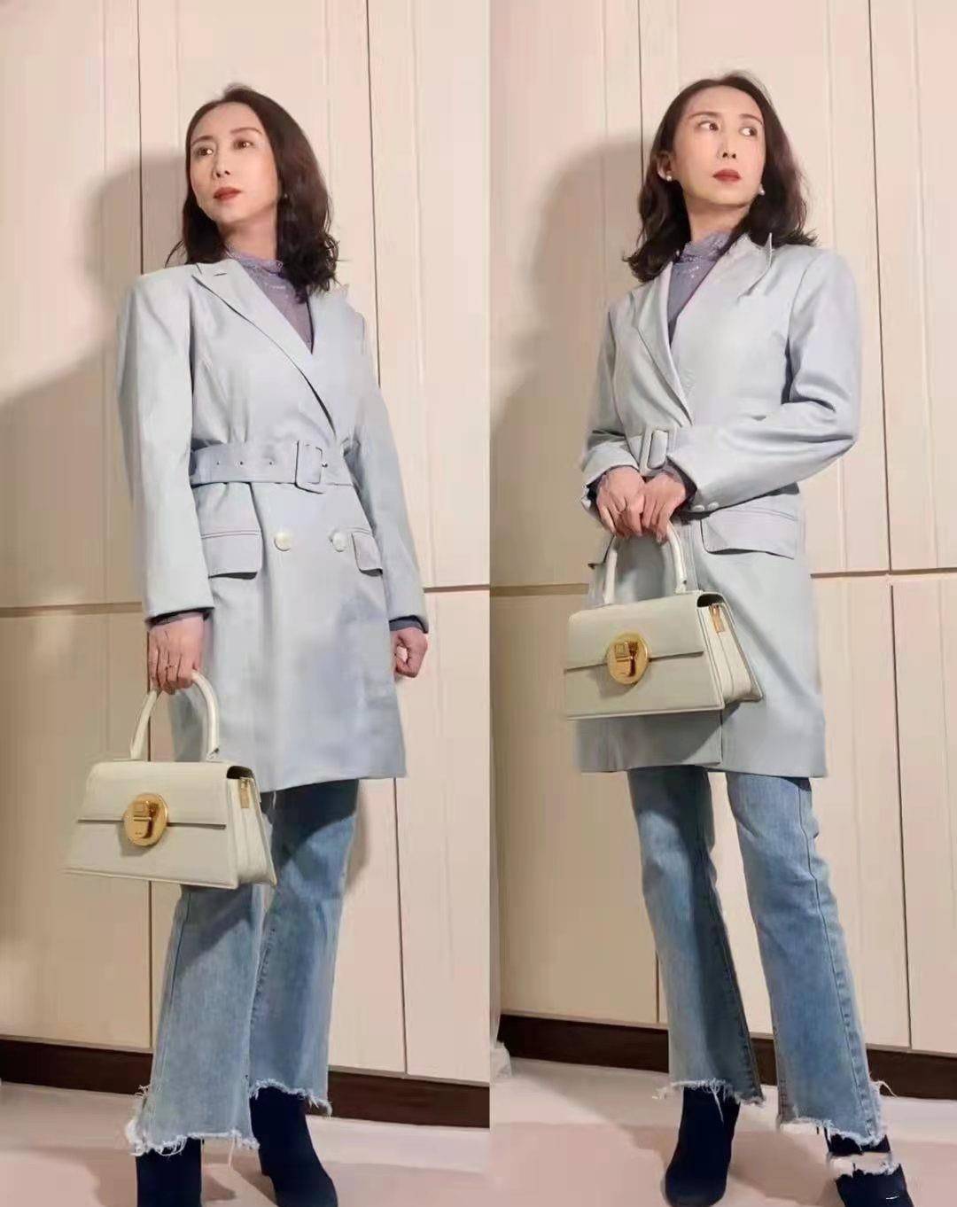 身材 年过半百却比年轻人还会穿，这位大龄博主的穿搭，高级洋气