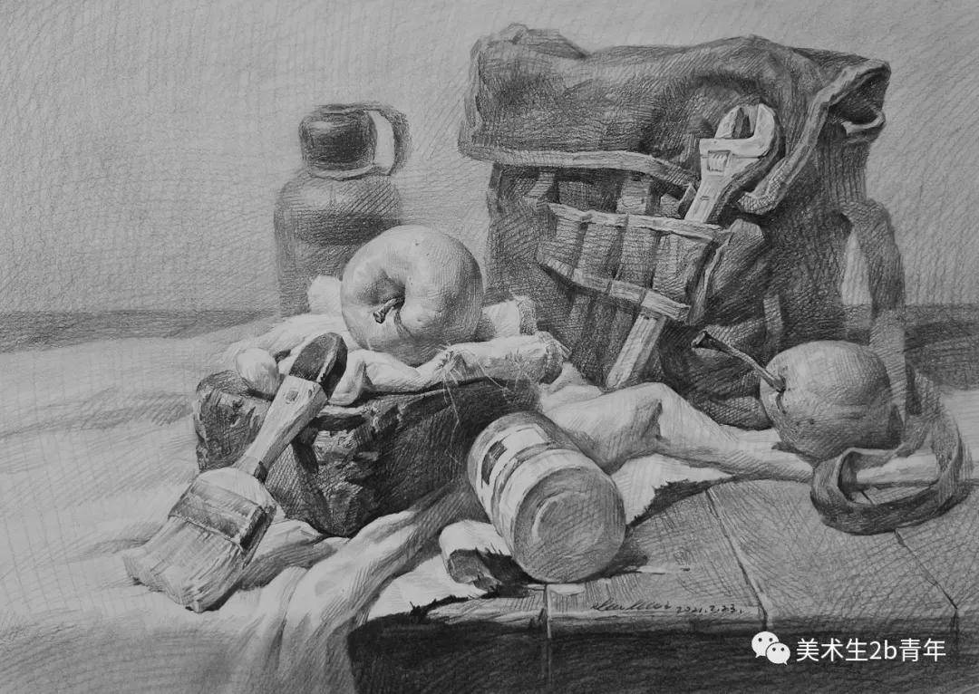 素描中的桌面的刻画要点让你联考提高20分