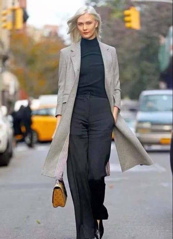 毛衣 今年想要时髦有范,穿出精致的脸庞,不妨选择烟管领毛衣