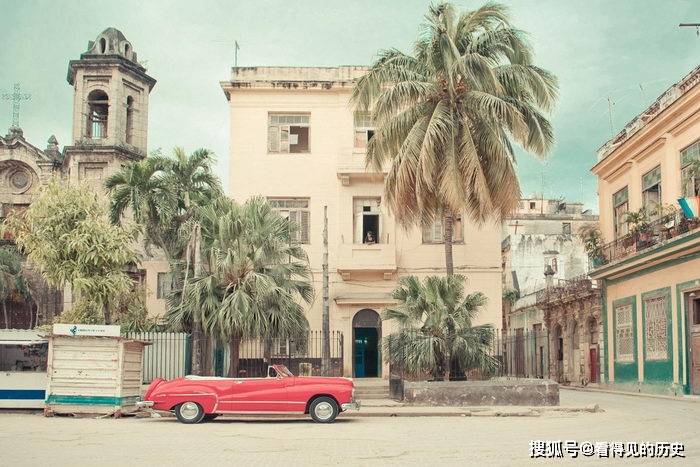 古巴首都哈瓦那 时尚的粉红色城市
