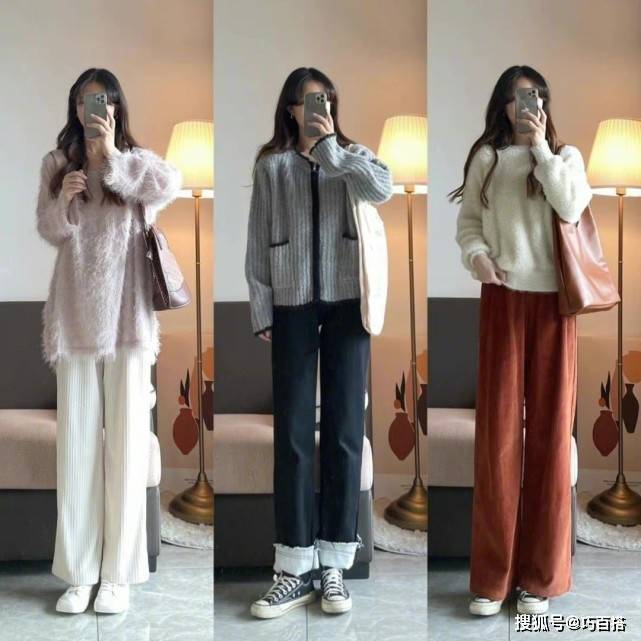 毛衣 毛衣不愧是“万金油”,日常look都能搞定,让你又美又气质