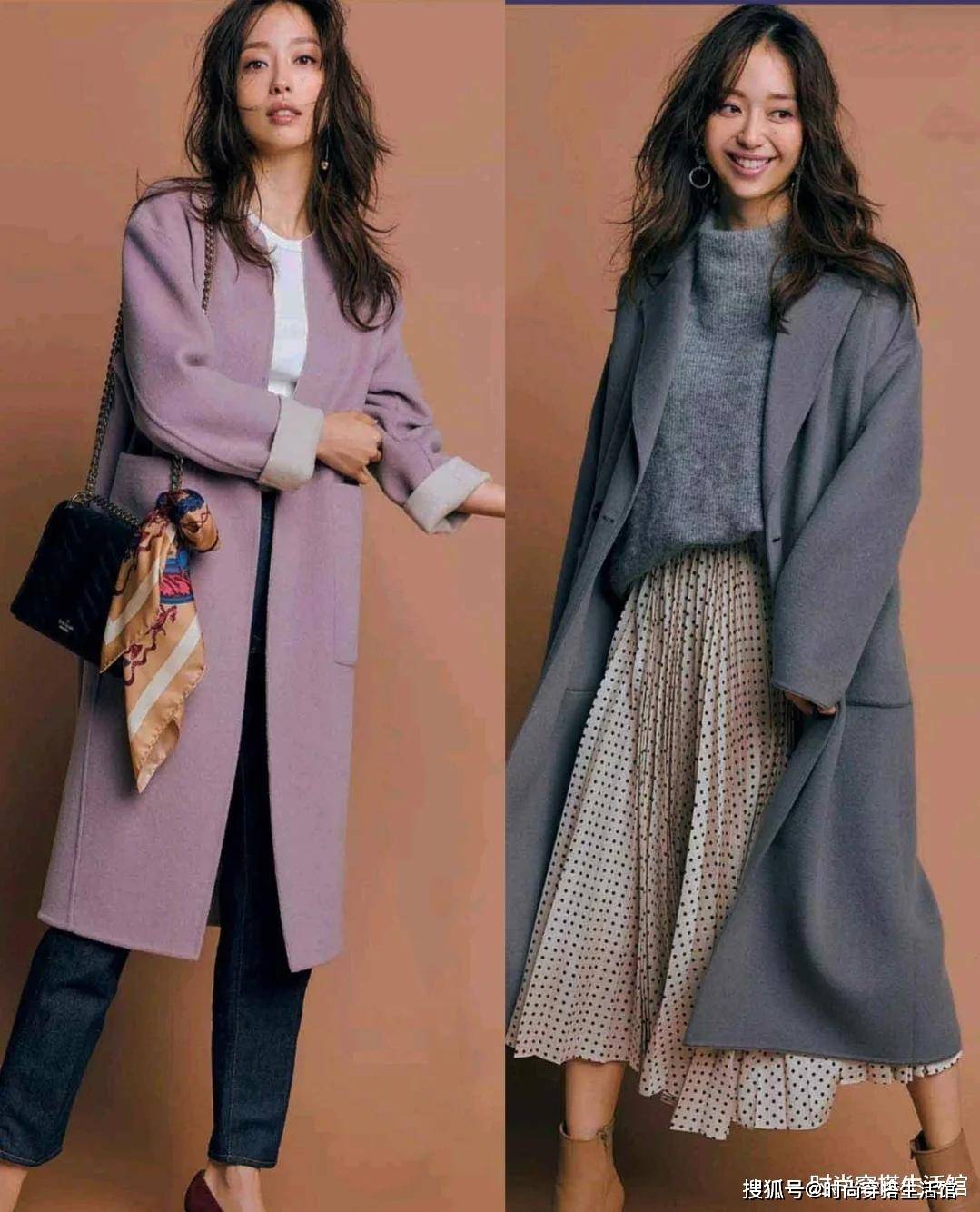 大衣 深秋了大衣怎么穿才好看？这4个搭配思路，穿出优雅与女人味