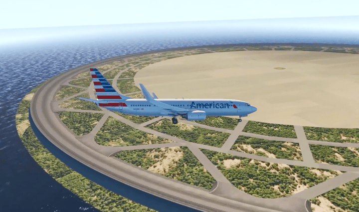 外国人设计出了机场环形跑道?不仅造型炫酷,还有这些独特优势