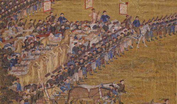 康熙御驾亲征那段,康熙三十五年(1696年)2月,康熙亲征打噶尔丹,率军10