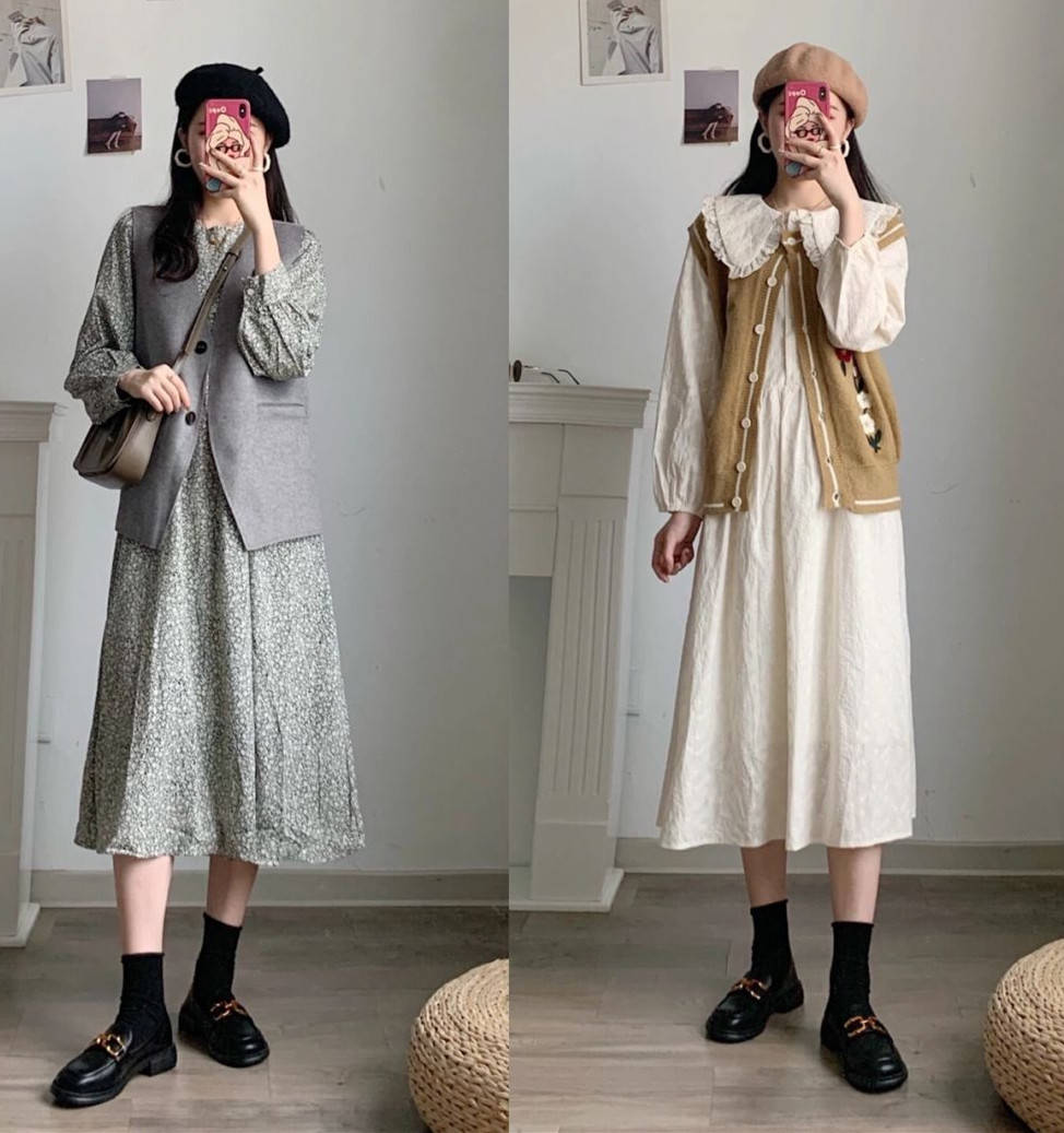 材质 秋冬穿衣太臃肿?20、30岁女性来试试“韩版”穿搭,保暖又时尚