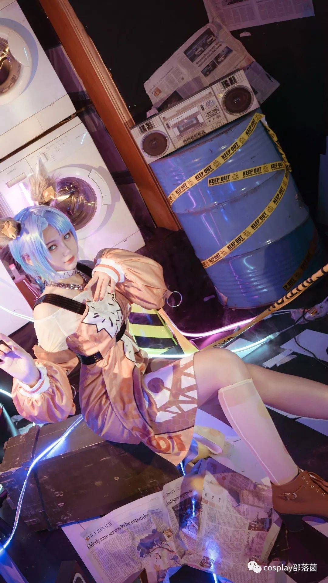 cos:王者荣耀无限星赏官公孙离星元cos正片@琴羽