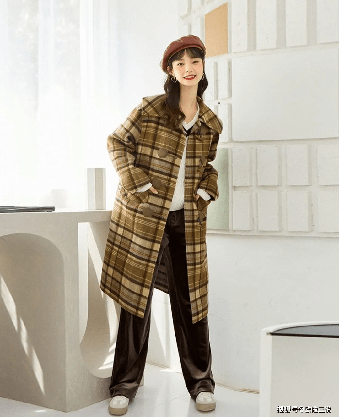 什么 大衣这样搭，太美了！