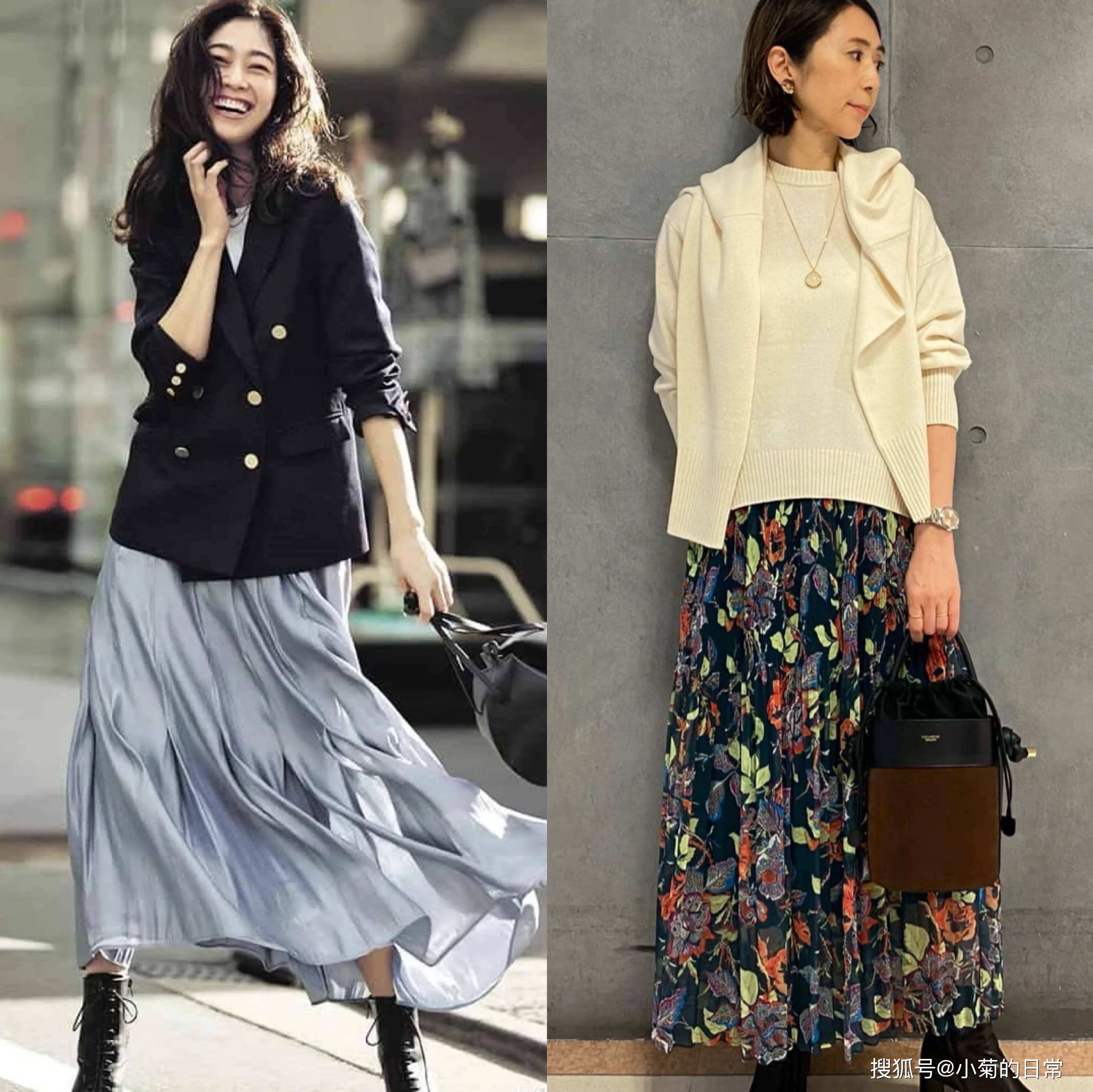 黑色 冬天衣服不必多!学学小姐姐日系穿搭,成熟优雅,冬天就该这么穿