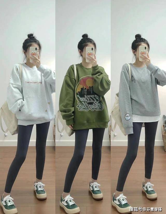 黑色 时尚的女人需要一条“瘦腿裤”,搭什么鞋子都美!休闲有活力