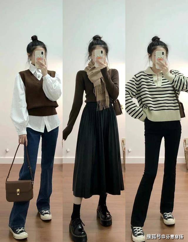 黑色 时尚的女人需要一条“瘦腿裤”,搭什么鞋子都美!休闲有活力