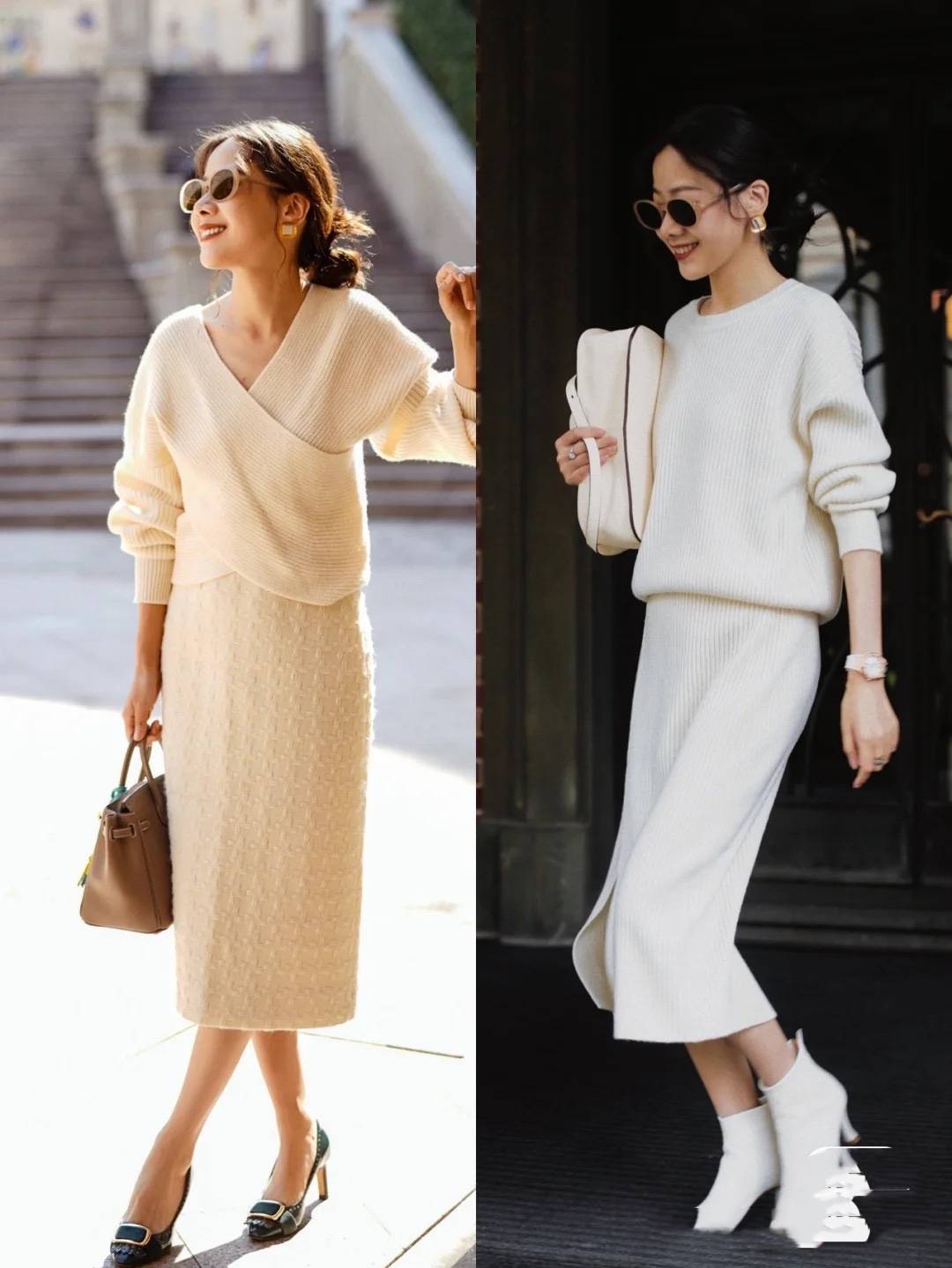 鱼尾 这才是40岁女人该有的“半身裙”搭配，体面又舒适，不费力也高级