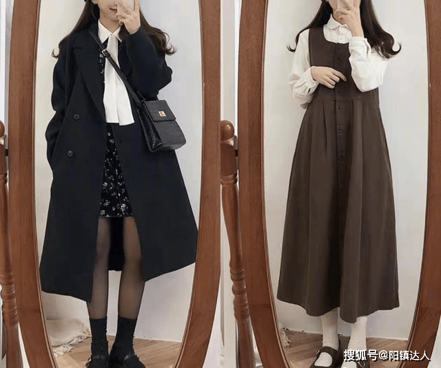 显得 冬天也要穿裙子！浪漫又保暖的搭配示范，展现淑女气质