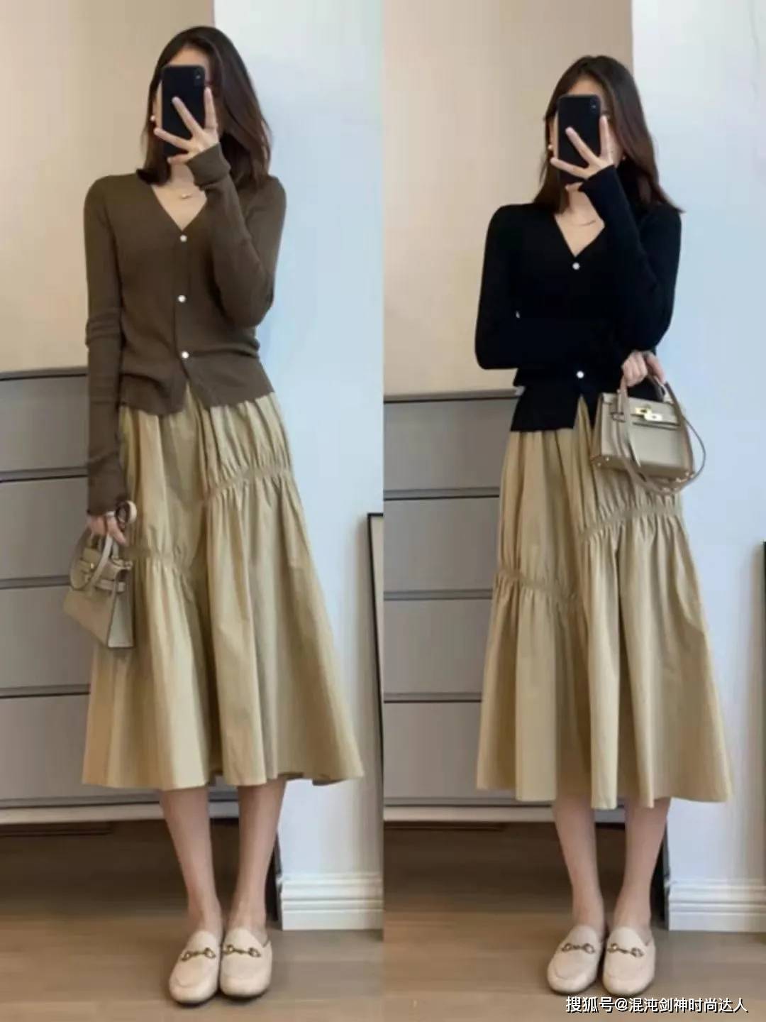 黑色 早秋的轻熟风穿搭,演绎轻熟女人的气质美 ,30+的女人正合适