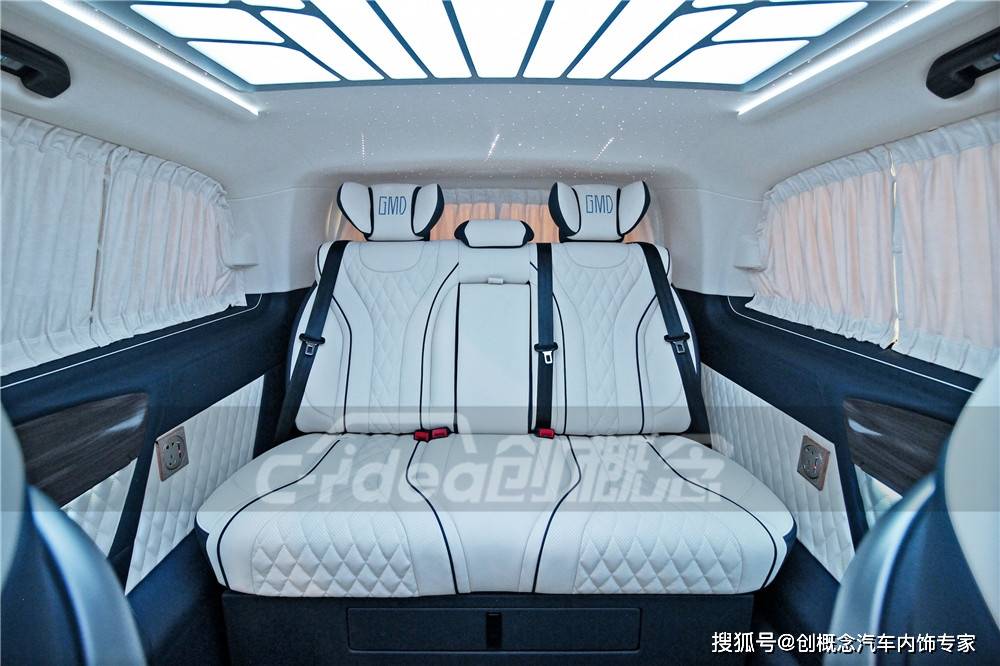 改装奔驰威霆全隔断设计,定制图标,既豪华又上档次_搜狐汽车_搜狐网