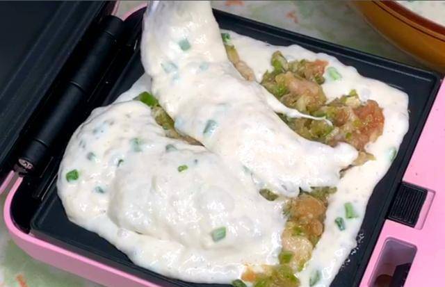 葱花|早餐饼最新做法,不揉面,不用发面,比包子好吃,5分钟就出锅