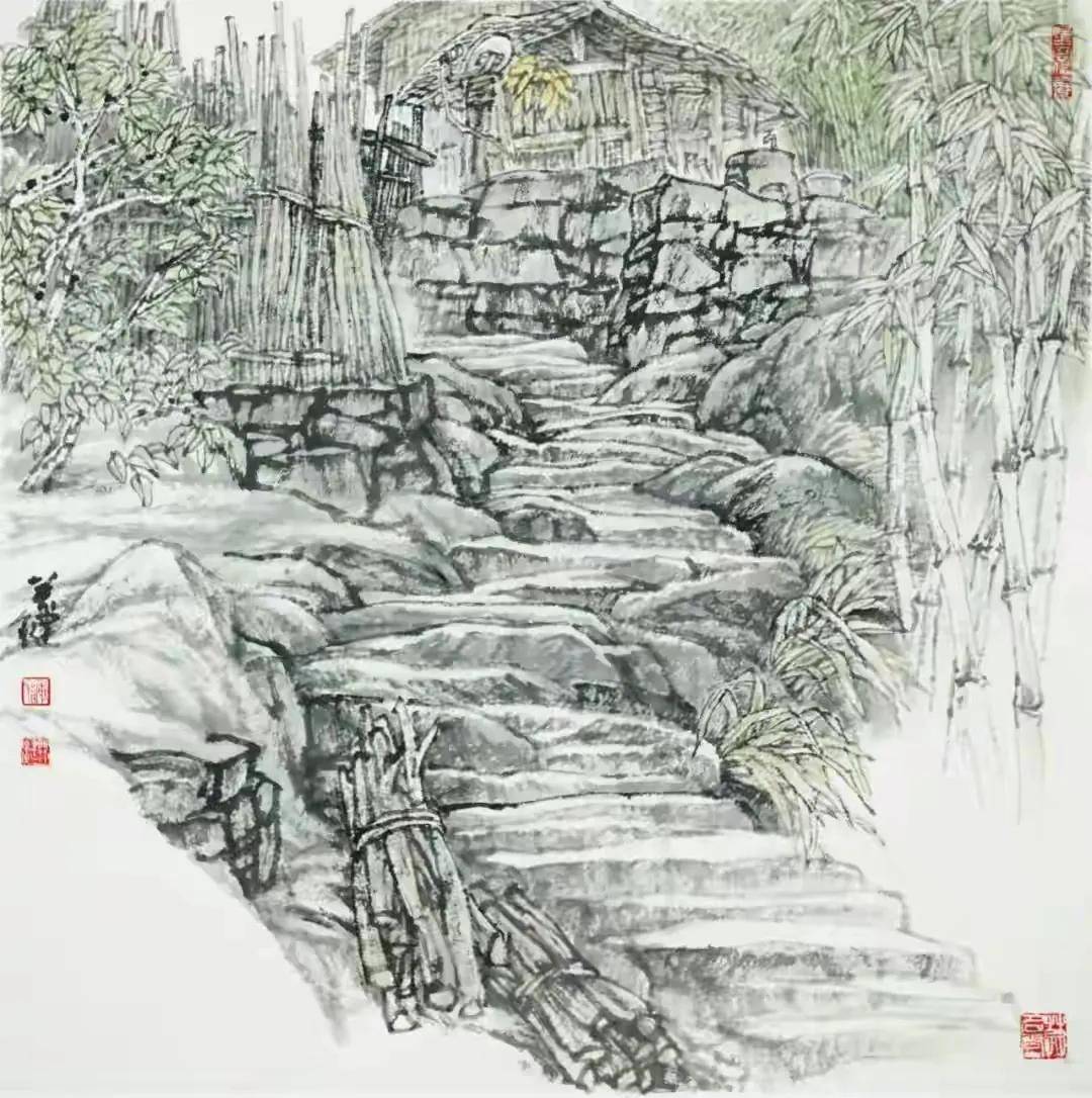 小样|巴山渝水情丨重庆丨谢关键作品欣赏