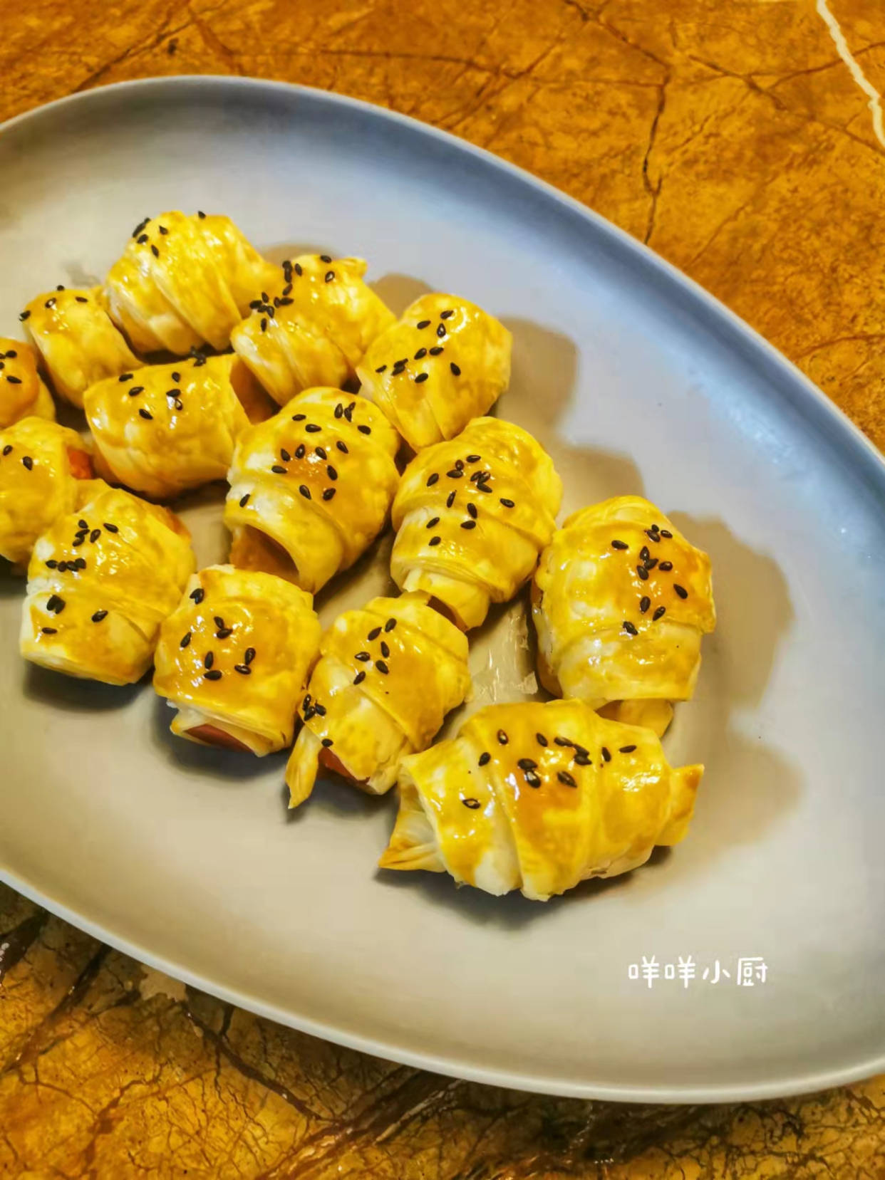 面的|无需揉面的迷你可颂,酥脆鲜香,看过的都会做了,喜欢的看过来