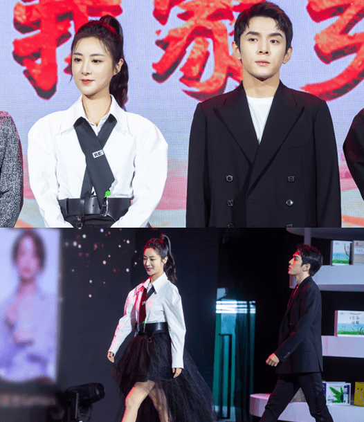 魔王 “直播界大魔王”薇娅与李佳琦同框，一黑一白穿搭好和谐，挺有范