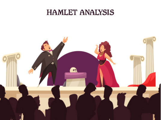 哈姆雷特人物描写的句子赏析