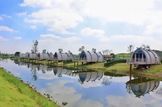 还以为武汉花博汇只能赏花种菜喂羊住船屋二期出新玩法啦