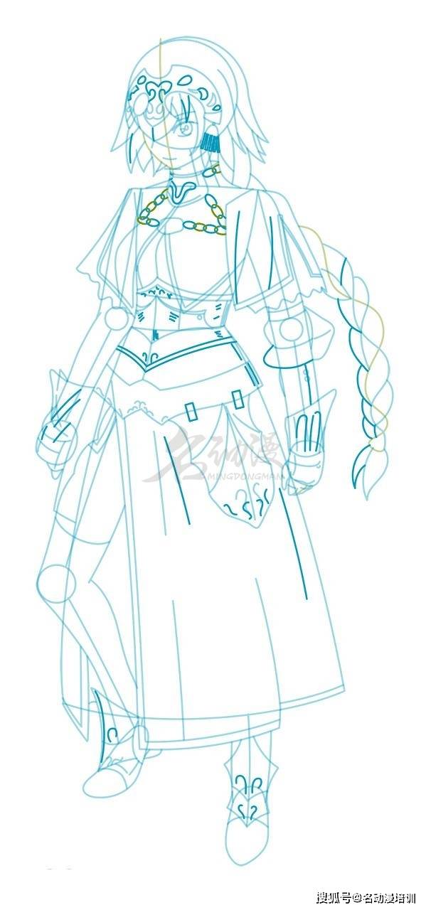 fateapocrypha贞德绘画方法