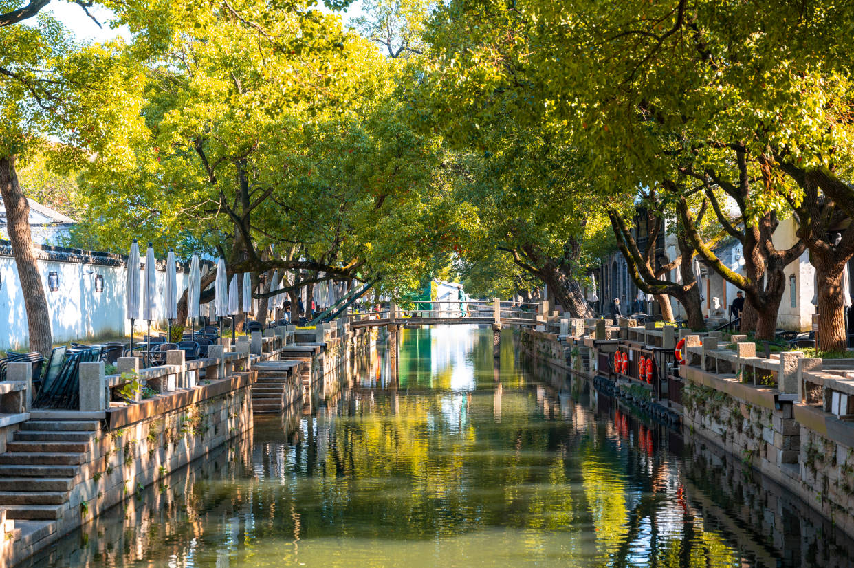 景区|距离市区最近的5A级古镇，乾隆帝对这里情有独钟，秋天的景色绝美