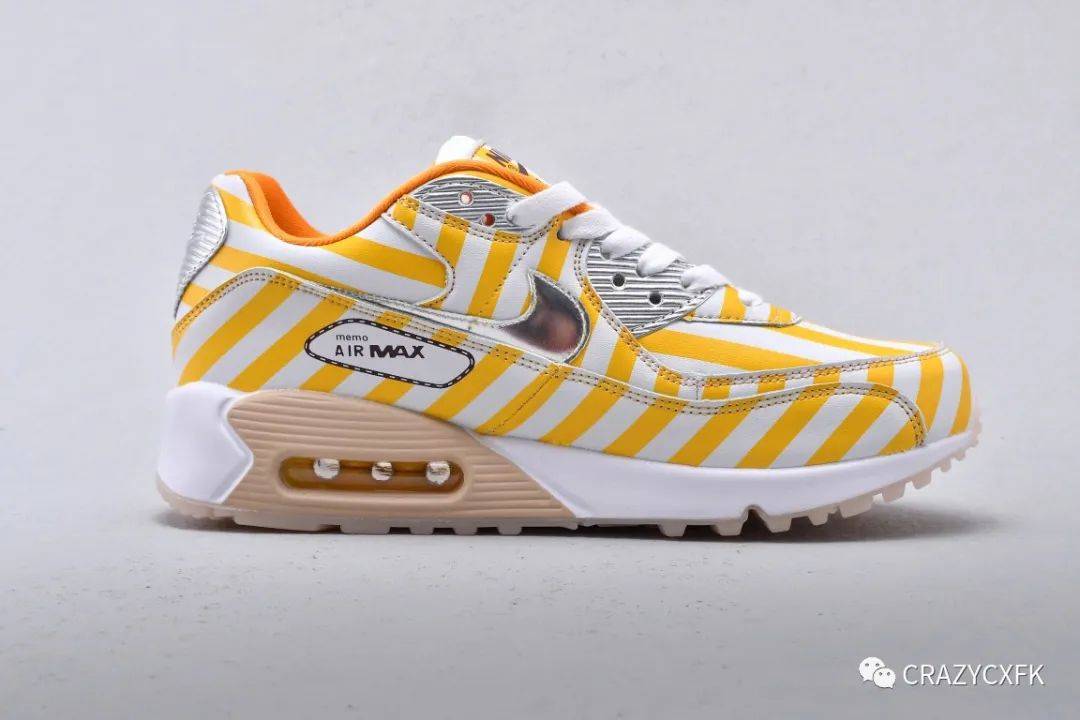 Mart 耐克 Nike Air Max 90 SE Swoosh Mart 炸鸡元素小气垫运动鞋