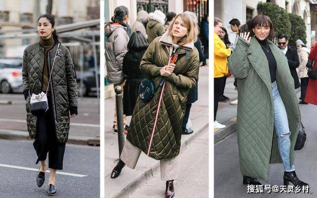 腰带 别再跟风加拿大鹅了，今冬流行的还有绗缝棉衣，4个技巧远离土气
