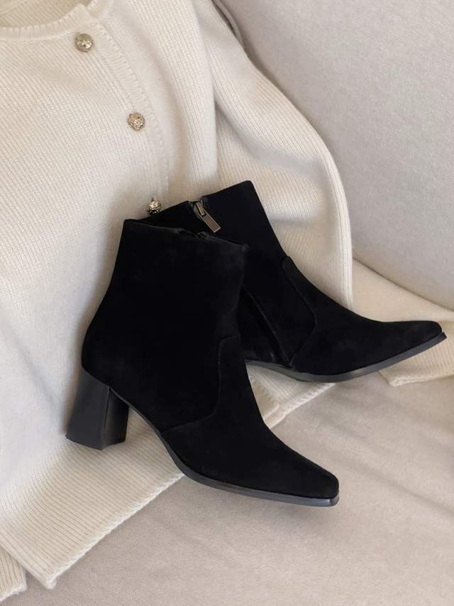 高个子 冬天变美小心机,搭配短靴显气质,轻松赢得美人心的时尚好物