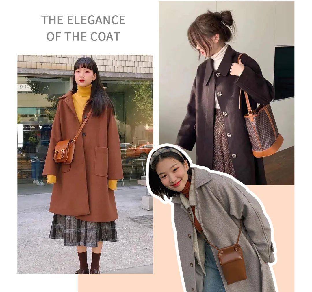 黑色 我的天啦！你穿“大衣＋半裙”的样子，真的美到窒息！