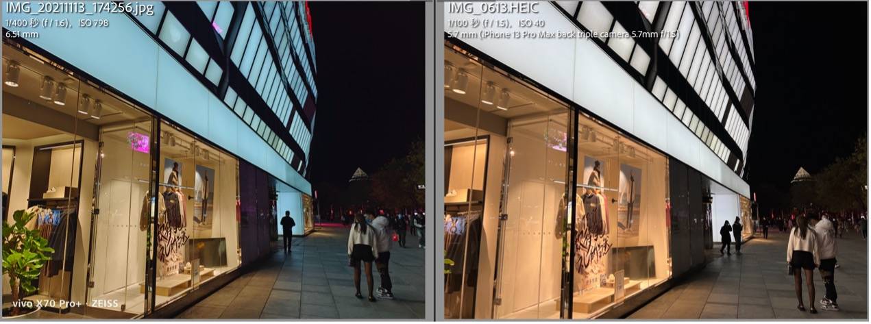 iPhone 13影像系统解析，iPhone 13 Pro Max与X70 Pro+影像对比