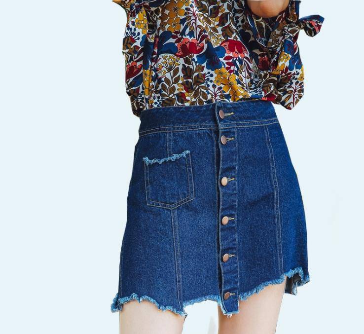 身材 不挑身材的牛仔裙 谁穿谁美