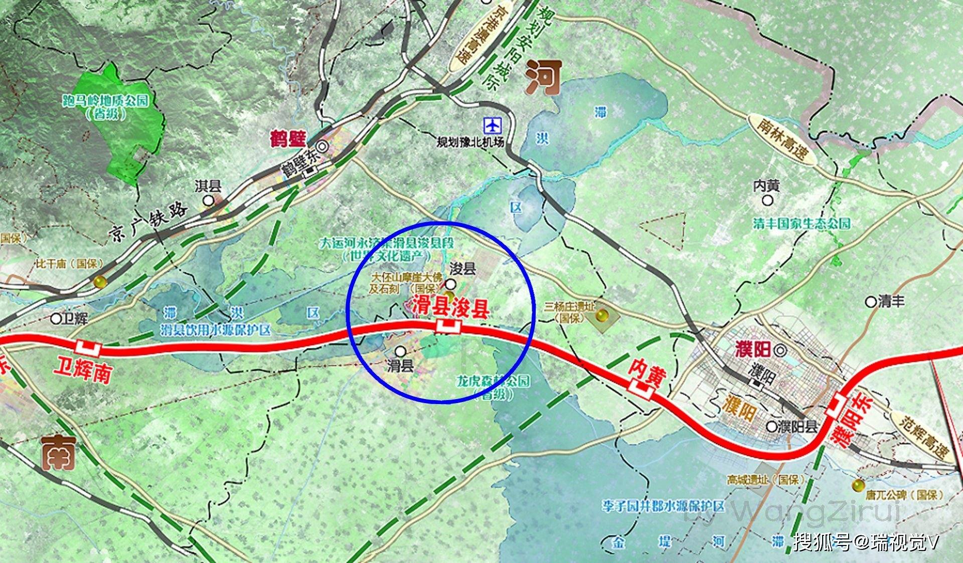 滑县高铁线路图图片