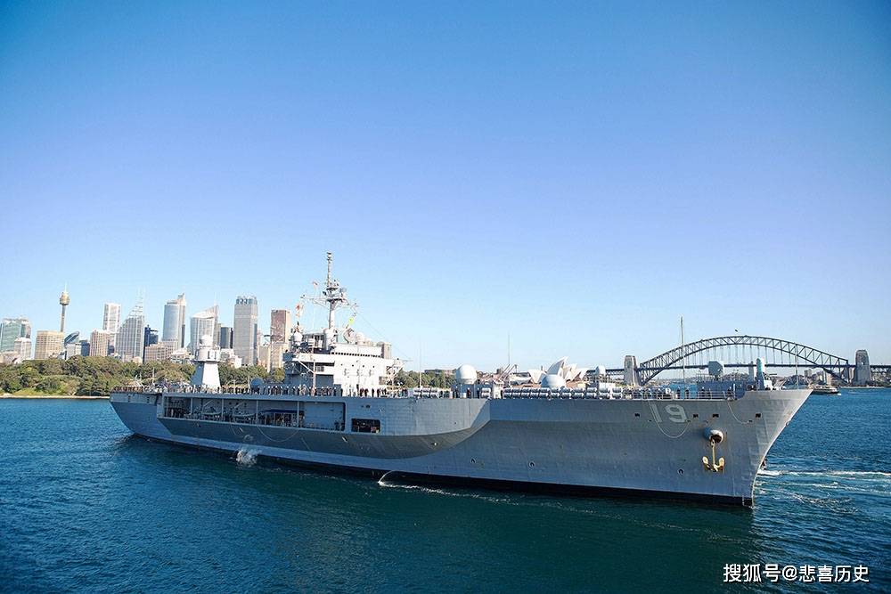 原创美国海军海上综合作战指挥能力最强的战舰蓝岭quot号两栖指挥舰