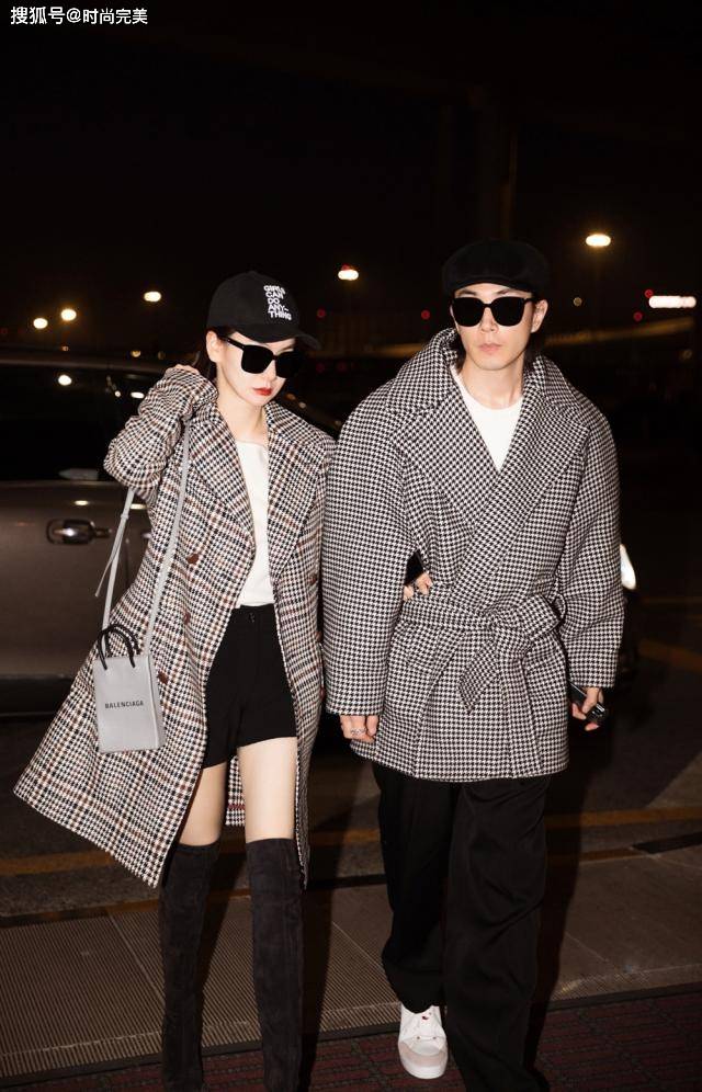 身材 戚薇为秀身材拼了,寒风中穿短裤玩美腿杀,老公包裹严实造型养生