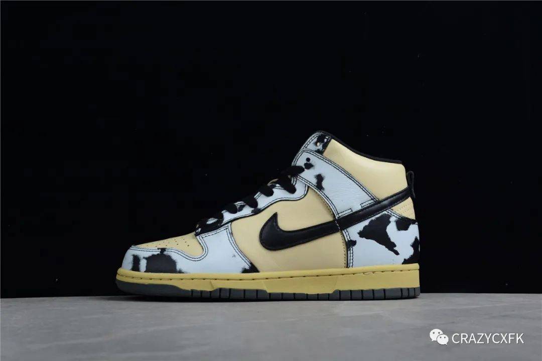 Nike 耐克 Nike SB Dunk High 1985 Black Acid Wash 酸洗扎染高帮复古板鞋