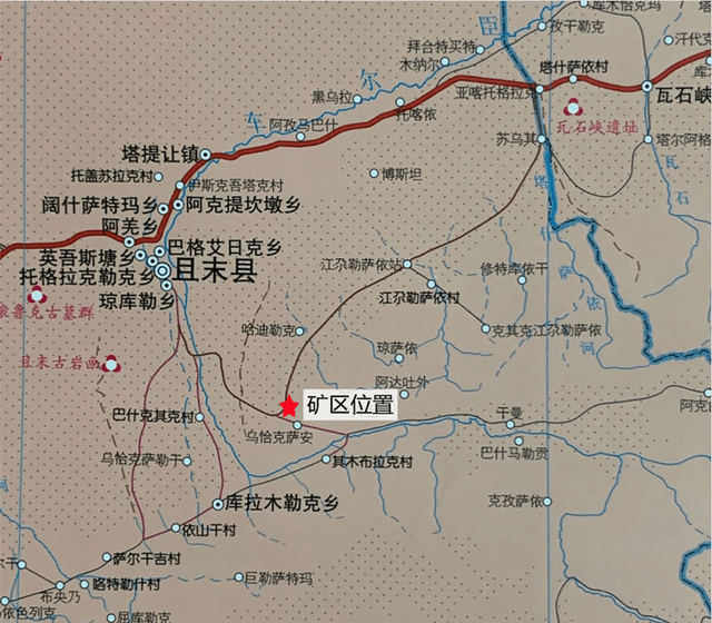 新疆且末县地理位置图片