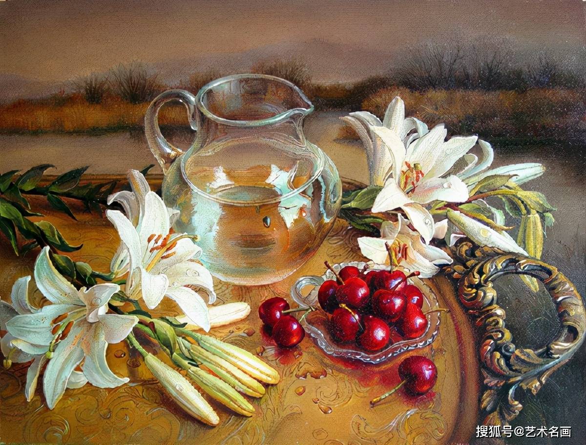 保加利亚女画家玛丽亚伊利耶娃美丽多彩的静物作品欣赏