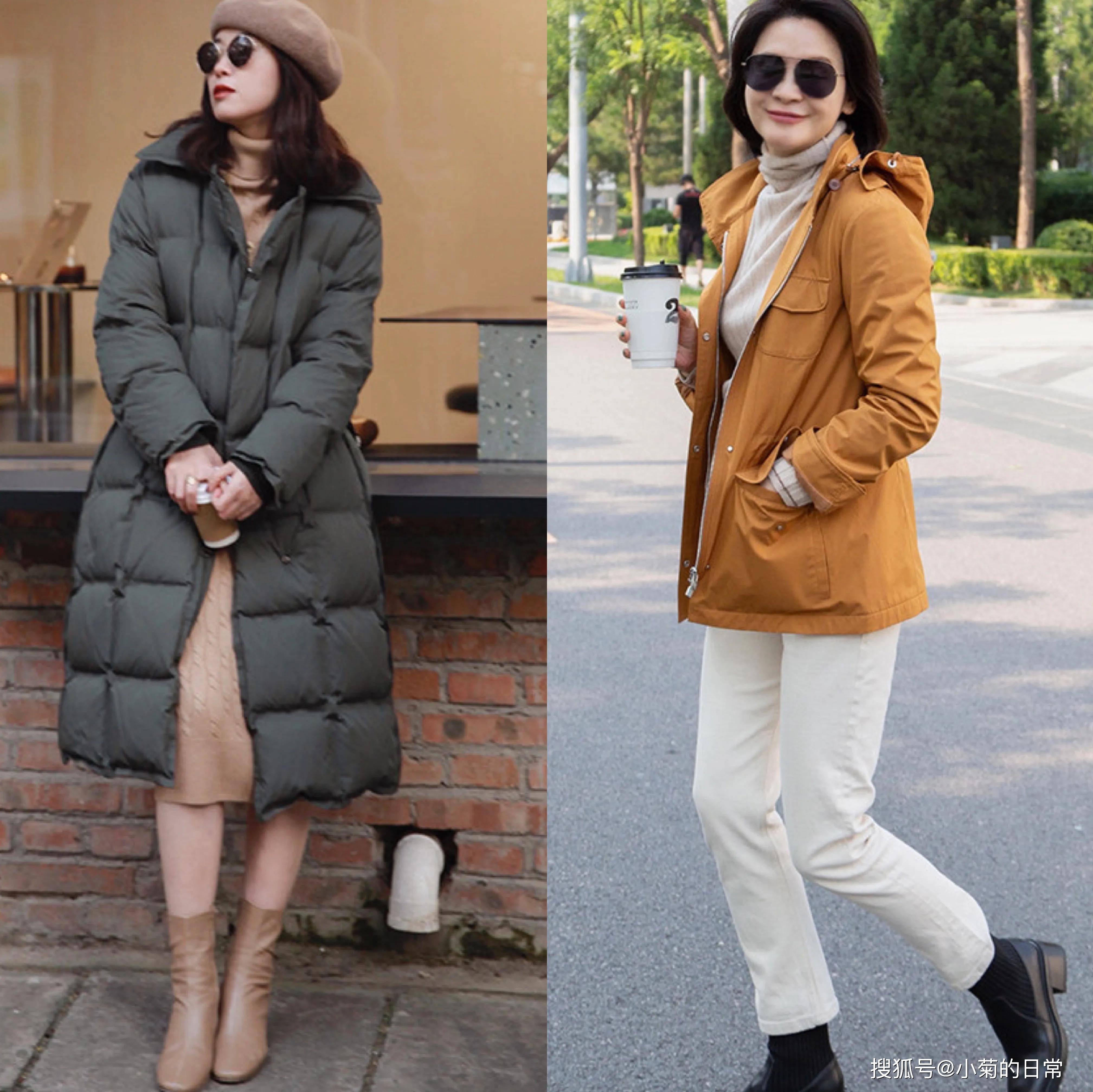 颜色 真正属于冬天的穿搭就该这样!恬静、优雅,特适合6070女人