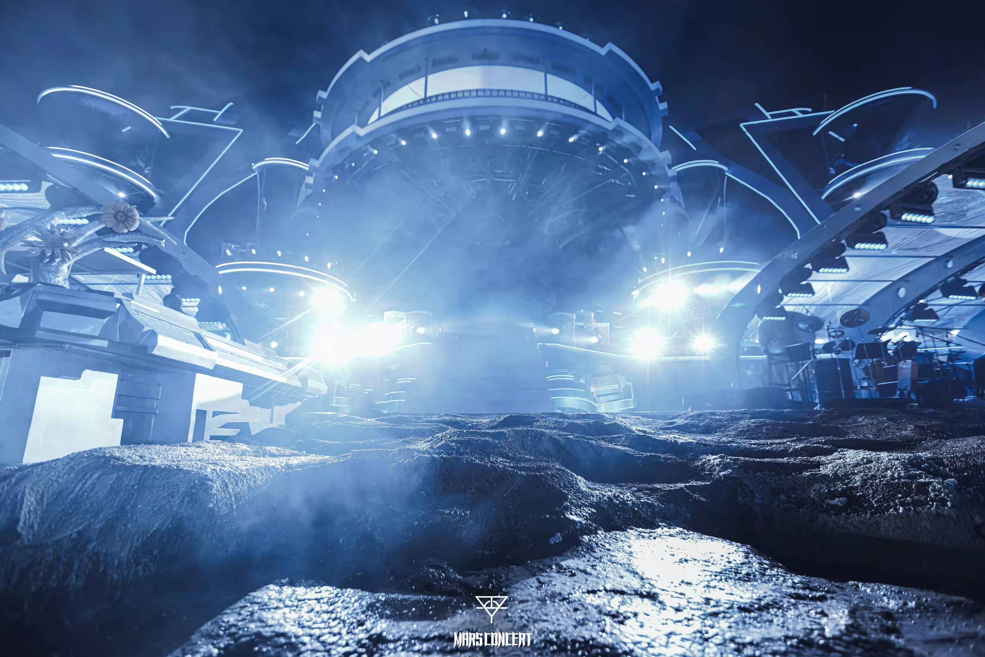 舞美|倒计时2天!华晨宇火星演唱会主舞台曝光,极致美学演绎火星之城